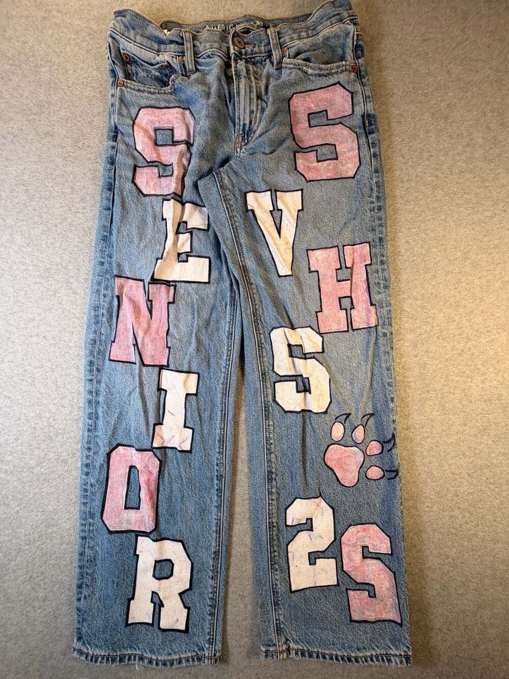 American Eagle Strigid Jeans Size 2 Regular Custom Senior 2025